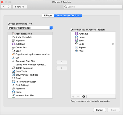 add an icon for an app onto my mac air tool bar